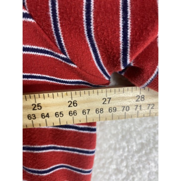 Polo by Ralph Lauren Men’s Size 2XL Red Stripe 1/4 Button Down Collared Shirt - Picture 6 of 7